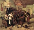 In The Tavern Dutch genre painter Jan Steen
